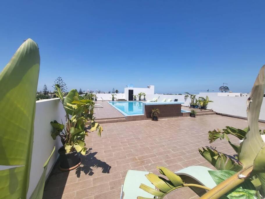 Chez Miguel Appartement Casablanca Avec Piscine Exteriör bild